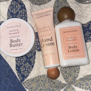Hydrating Body Care Trio - Cream and Tan